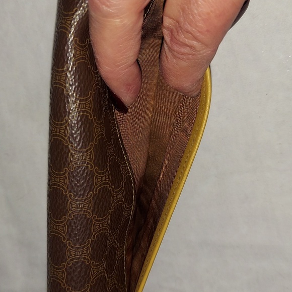 Celine Macadam Long Brown Wallet with Kisslock coin - Picture 10 of 10